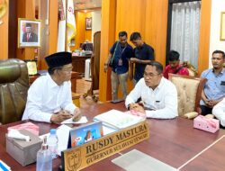 PLTA Gumbasa Terkendala Ijin, Wabup Sigi Audiens Bersama Gubernur Sulteng