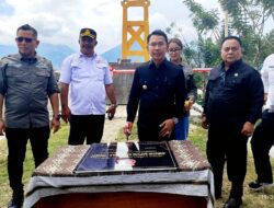 Azhar Nontji Hadiri Peresmian 5 Titik Proyek Pembangunan di Sigi