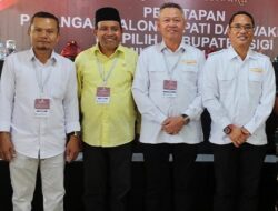 Pimpinan DPRD Sigi Hadiri Rapat Pleno Penetapan Bupati dan Wakil Bupati Terpilih