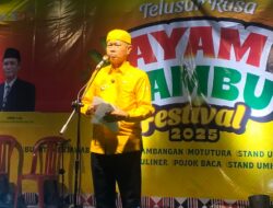Bupati Sigi Rizal Intjenae Apresiasi Festival Ayam Bambu Jadi Identitas Kulener Daerah Yang Dipromosikan Ketingkat Nasional